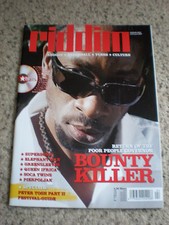RIDDIM Magazin Nr. 32 04/07 Bounty Killer  Elephant Man, ohne CD 
