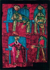 AK KUNST-POSTKARTE 1995 HUNDERTWASSER VERMISSTE & GESTOHLENE GEMÄLDE m2493