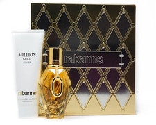 Paco Rabanne Lady Million Gold Eau de Parfum Spray 50ml Bodylotion 100 ml im Set