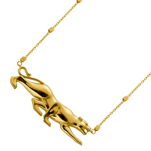 Panther ankerkette gold 585 - ankerkette,