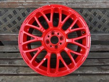 1x Alufelge 17 Zoll 7.0" 4x98 38ET Glanz Rot 518292090 130004582 Abarth 500
