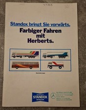 50) STANDOX bringt Sie vorwärts, Farbiger fahren mit HERBERTS. Katalog. 1983