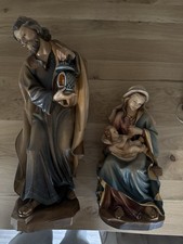 Heilige Holzfiguren Josef und