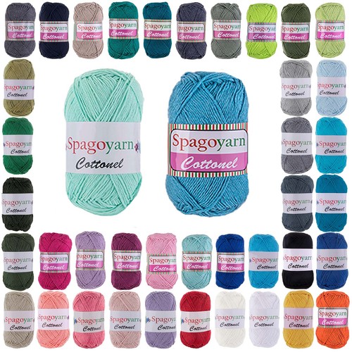 100g strickgarn cottonel uni - 100g,