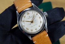 ROLEX 34 mm Oyster Ref. 4499 Handaufzug 1949 ETUI Cal. 710 Shock Resisting