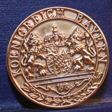 Ausverkauf   PIN  Königreich Bayern 1818  Metall Neu   229