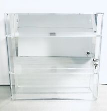 Vitrine Acrylglas Schaukasten mit Fronttür + Schloss  Ausstellungskasten  