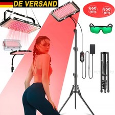 Infrarotlampe 660NM 850NM Rotlichtlampe Infrarotlicht Therapie Lampe Gesicht NEW