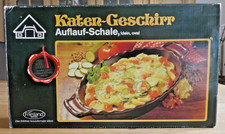 MELITTA KATEN-GESCHIRR, AUFLAUF-SCHALE, KLEIN OVAL, UNBENUTZT IN OVP. 1769.7030