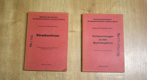 Bundesbahndirektion ffm 1979 - ffm,