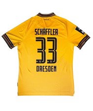 Umbro Dynamo Dresden 2022-23 Heim Trikot Gr. XL 33 Schäffler Gelb Original ✅
