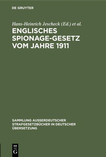 Englisches spionage gesetz vom - englisches, spionage-gesetz