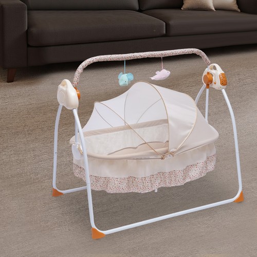 Elektrisch wiege bett khaki - wiege, bett,