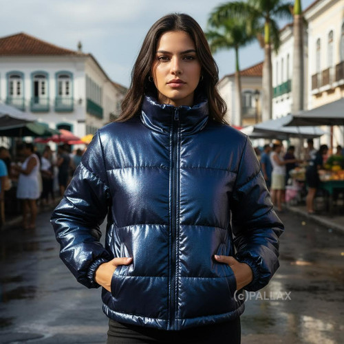 Bershka winter jacket dark - winter,