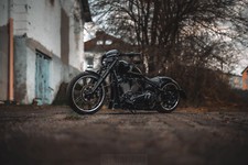 Killer Custom Heckfender mit Kellermann Atto Blinker Harley Davidson Breakout !!