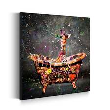 Giraffe Badewanne Street Art