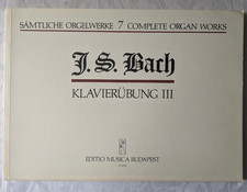 J. S. Bach: Klavierübung III 3, Sämtliche Orgelwerke 7 Noten Orgel