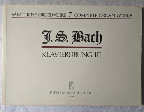 Bach klavierübung iii - klavierübung,