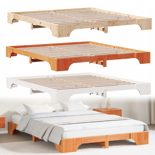 Holzbett bettgestell aus - bettgestell, holz