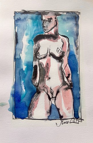 Original abstrakte akt - original, nude