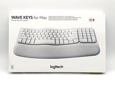 Logitech Wave Keys for Mac Kabellose Ergonomische Tastatur - Weiß QWERTZ DE