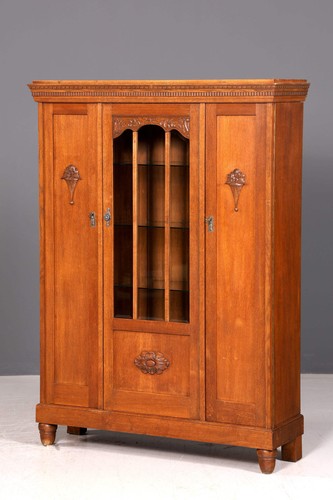 Jugendstil vitrine eiche - jugendstil,