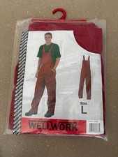 Herren Arbeitslatzhose rot