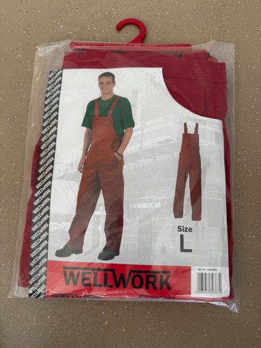 Herren arbeitslatzhose rot - arbeitslatzhose,
