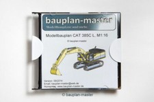 Modellbauplan bagger cat - modellbauplan, 385c