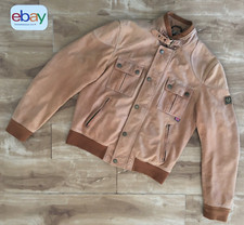 Belstaff LET BOMBER leather jacket,  GoldLabel, Lederjacke, cognac, Size L