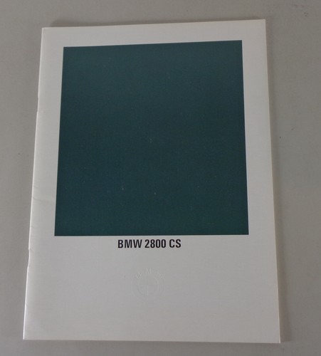 Prospekt katalog bmw - 2800, cs