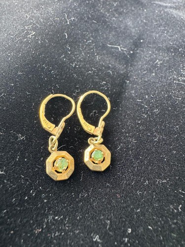 Antike ohrringe gold 333er - 333er, mit