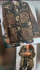  Damen Jacke  camouflage Parka