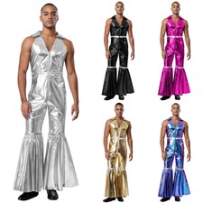 DE Herren Metallic Jumpsuit