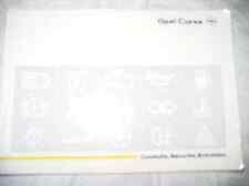 Betriebsanleitung OPEL CORSA  Handbuch Ausgabe 1996