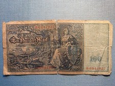 Alte reichsbanknote geldschein - alte,