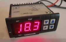 Elektronikregler Thermostat TECNOLOGIC TDF11F inkl. Trafo und Temperaturfühler