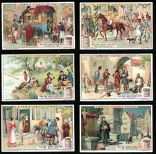 6 Sammelbilder Liebig, Serie