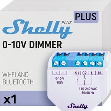 Shelly Plus 0-10V Dimmer Wi-Fi & Bluetooth Smart Dimmschalter Lichtsteuerung