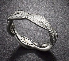 ECHT CZ VERKRUSTETES SILBER