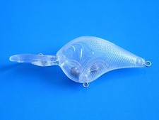 Shad Crankbait Köder Rohling Wobbler unlackiert Kunstköder Angeln Zander Hecht