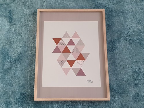 Bild poster holz rahmen - poster,