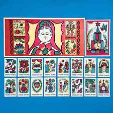 Streichholzetiketten CCCP Nr. 183 "Volksgemälde" Russland 1969 18 Stück RAR OVP