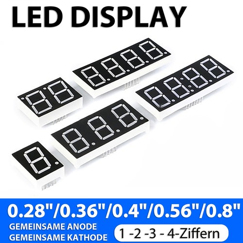 Segment anzeige 0 - 7-segment,