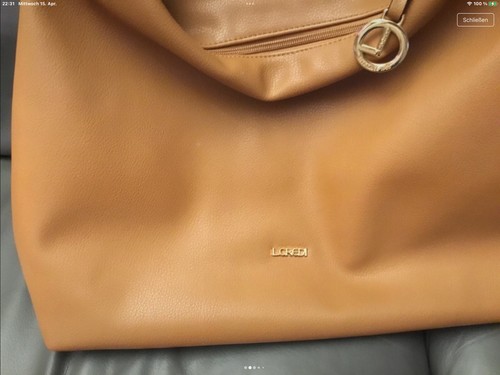 Damenhandtasche cognac farbig - damenhandtasche,