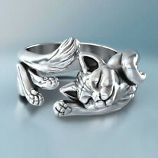 Damen Katzen Ring aus