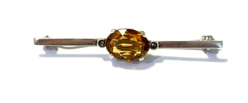 Vintage citrin markasit - citrin,