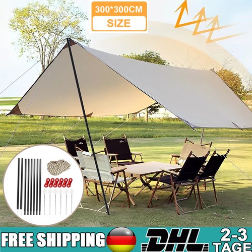 3x3m camping tarp mit - camping,