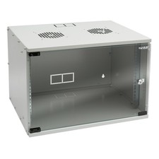 Serverschrank 19 Zoll unmontiert, HMF 65700 7 HE, Lichtgrau