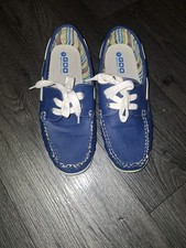 Jungen Schlüpfen Slipper Halbschuhe Mokassins Segelschuhe Gr. 38
